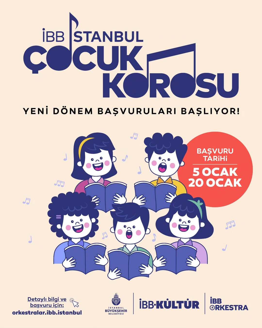 İstanbul Büyükşehir Belediyesi- İBB Çocuk Korosu Yeni Dönem Kayıtları Başlıyor!