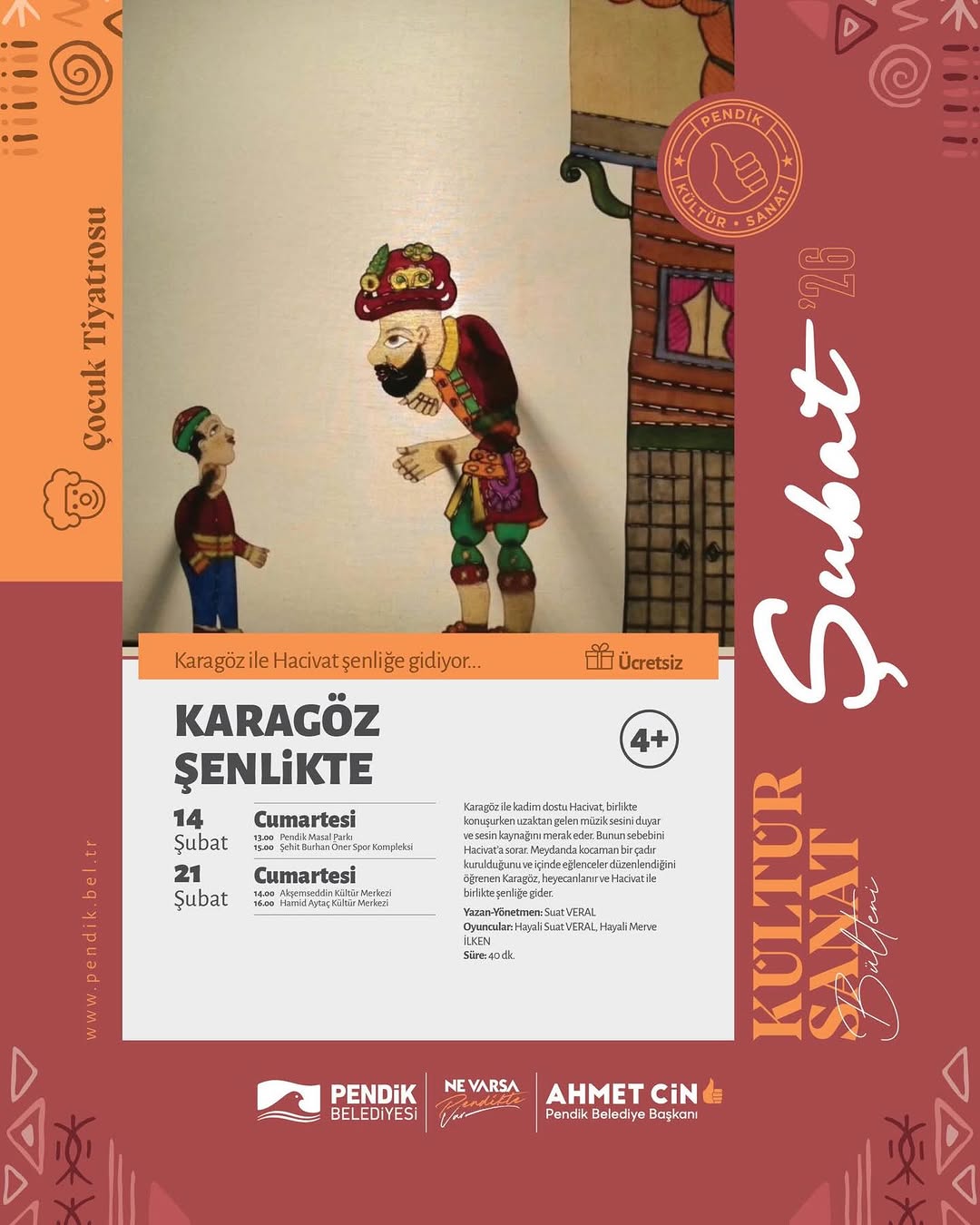 Pendik Kültür Sanat - Çocuk Tiyatrosu: Karagöz Şenlikte