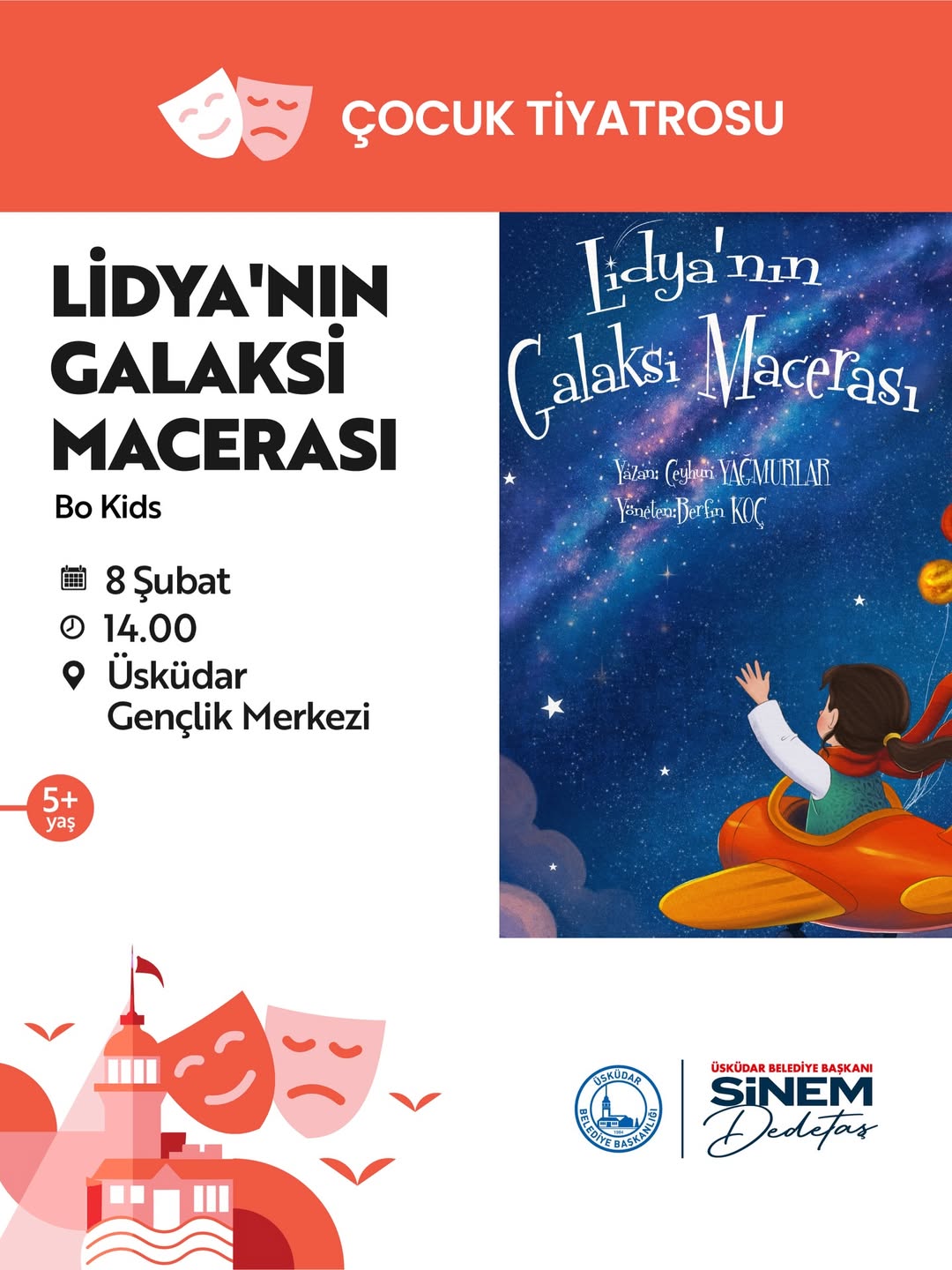 Üsküdar Kültür Sanat - “Lidya’nın Galaksi Macerası” Çocuk Tiyatrosu